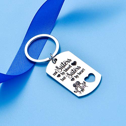 Malyunin CL0325 Best Friend Keychain Not Sisters thumb #2