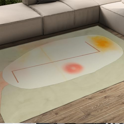 Tapis abstrait moderne 150x210cm pour réchauffer un sol froid - 2