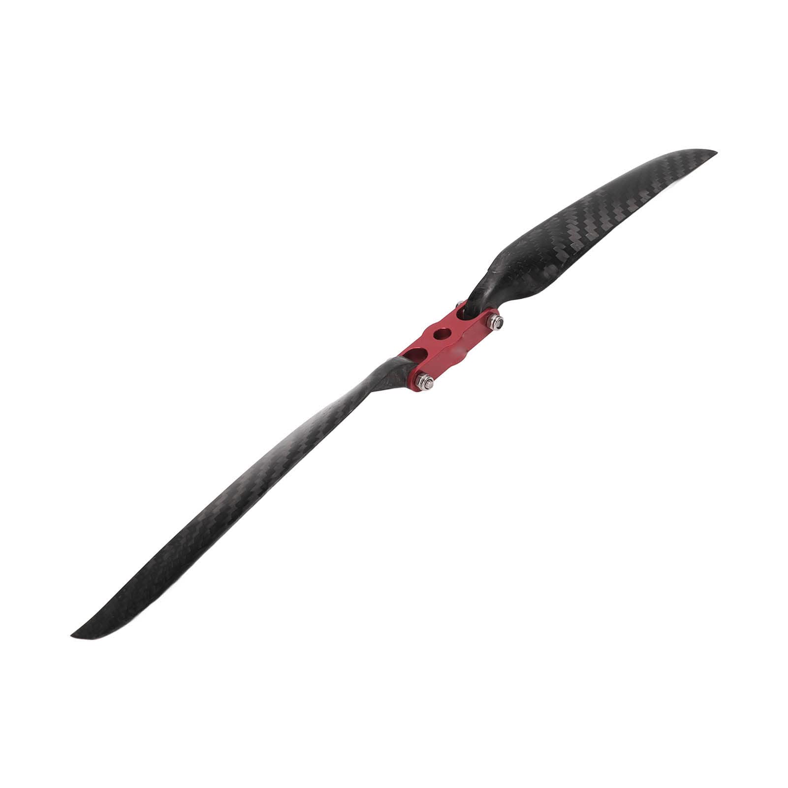 2 cuchillas de hélice plegable de avión RC con material de fibra de carbono para el modelo de plano RC