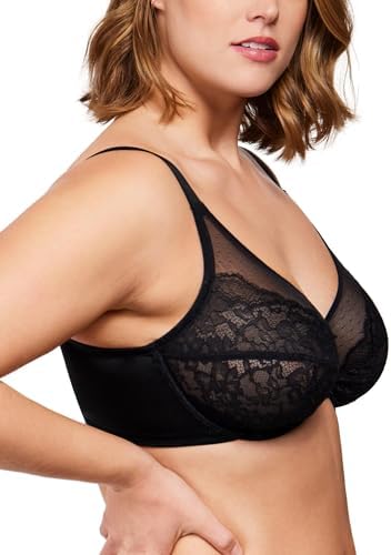 HSIA Minimizer Bras for Women Full Coverage Underwire Bras Plus Size,Lifting Lace Bra for Heavy Breast