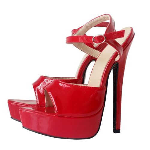 Talons fins 18 cm de performance sur scène pour femme élancée