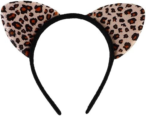 Ouligay Luipaard oren haarband, luipaard kattenoren hoofdbanden