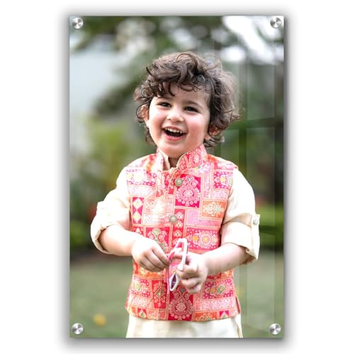 Image of SNAPTRAP 5mm Customized Photo Frame Customised Gift|Acrylic Photo Frame Personalized|Photo Frame For Wall Customised|Personalised Photo Frames for Gift On Anniversay, Birthday (Portrait, 24X36 Inch)