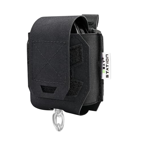 NEXT STATION Handcuff Holster?MOLLE Handcuff Case fits Multiple Cuffs,Handcuff Pouch for Duty Belt Law Enforcement Quick Release Durable