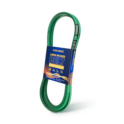 Image of [Upgraded Grip120] Canamax 405143 Deck Belt - for 46 inch Deck Husqvarna 584453101 YTH22V46 YTH20K46 YTH21K46 YTA22V46 YTH2246 YT46LS YTH18K46 532405143 Craftsman Poulan Pro Aramid Cord 1 /2 inch x 105.75 inch