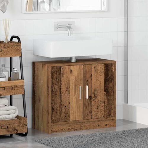 Armario de baño de pie con espacio de almacenamiento y dos puertas 5