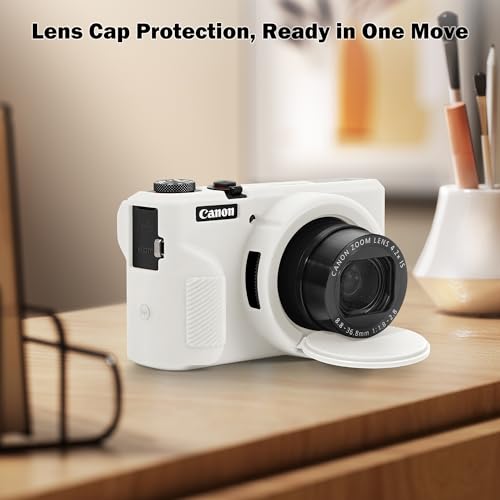Funda para Cámara Canon PowerShot G7 X Mark III Beige miniatura 2