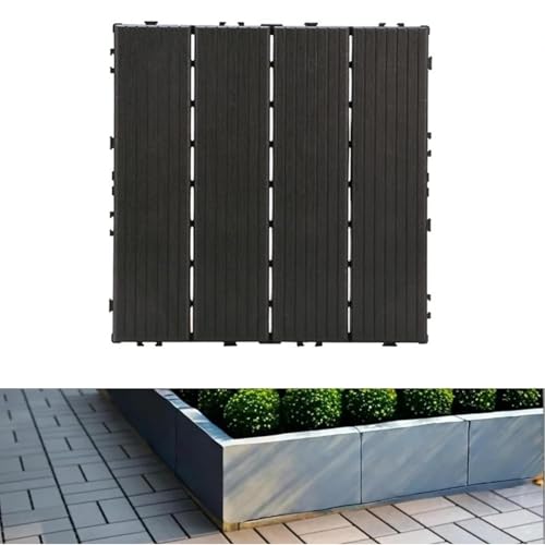 ウッドパネル ジョイント式 ベランダタイル ジョイントパネル 人工木 正方形 30cmx30cm厚み2cm ウッドデッキタイル 交互タイプ DIY用品 嵌め込む簡単 防水 樹脂 腐らない 置くだけ ウッドタイル 木製タイル 耐荷重 おしゃれ 屋外 屋内 防