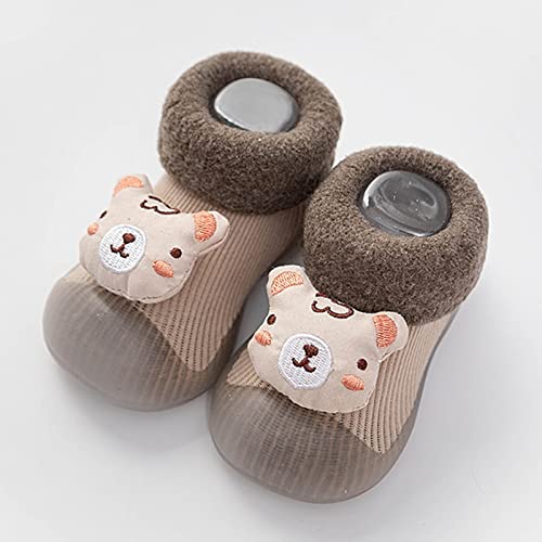 Toddler Sock Shoes Baby Boys Girls Slippers Shoes Baby Infant First Walking Shoes Rubber Sole Non-Slip Floor Slippers2