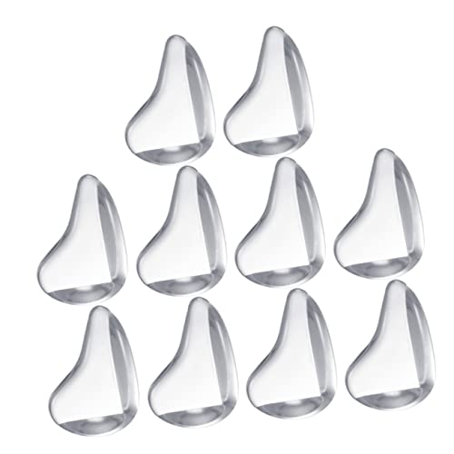 IWOWHERO 10 protectores de esquina de bebé de silicona para muebles, protectores de esquina de mesa suaves y transparentes, protectores de bordes a prueba de niños para uso doméstico