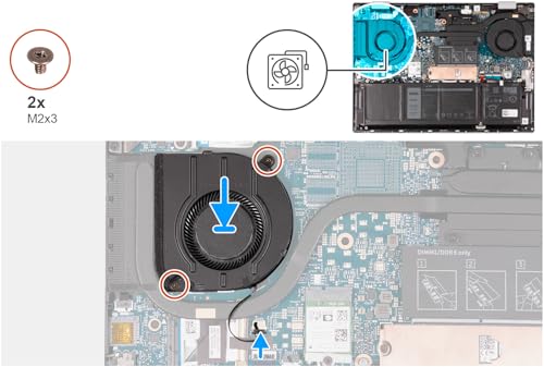 YNTMM Ventilateur Graphique Dell Inspiron 14 Plus Dissipation Haute Performance - 3