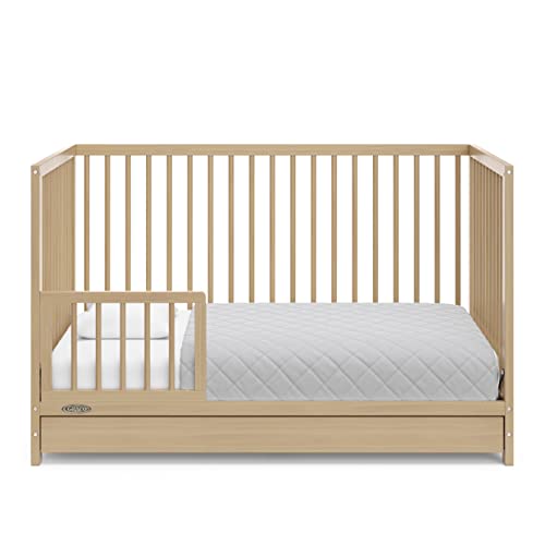 Graco Teddi Convertible Crib with Drawer-Driftwood | GREENGUARD Gold Certified, Full-Size Nursery Storage Drawer, Baby Crib Converts to Toddler Bed, Daybed and Full-Size Bed - image 6