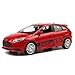HyiFMY Modelo de construcción de Coches, Modelo de Coche para Ford Focus ST1, 32 Simulación de la aleación de fundición de la aleación estática Sound y el Modelo de Juguete Ligero (Color : Red)