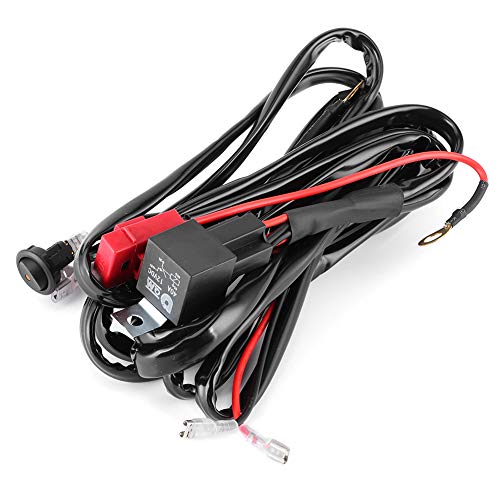 Faisceau de câblage 12V 40A interrupteur lampe de travail kit étanche LED avec bornes