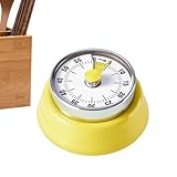 Temporizador mecánico ruidoso – Temporizador de cuenta regresiva de 75 dB, alarma mecánica de minutos, cuenta regresiva acústica duradera, más fuerte para cocina, hogar, escuela, aula, L