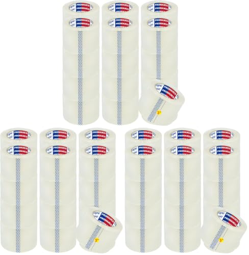 Image of 3 inch Heavy Duty Packing Tape, 24 Rolls, Clear, 3 inch Core, Total 1320Y, Clear, 2.2 mil, 3 inch x 55 Yards, Refill for Packaging and Shipping(3 inch Width, not 2 inch Width) (Pack of 3)