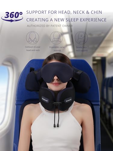Image of Travel Pillow, Neck Pillow Airplane for Long Flight Sleeping