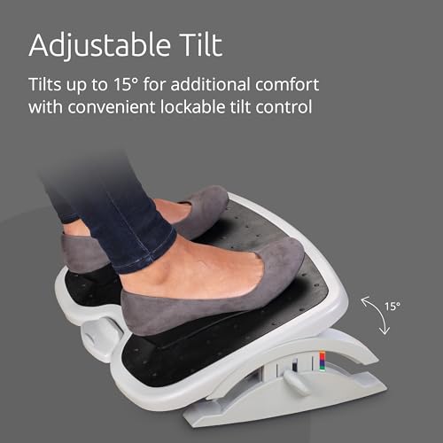 Kensington SoleMate Plus Ergonomic Foot Rest with Adjustable Tilt - Image 5