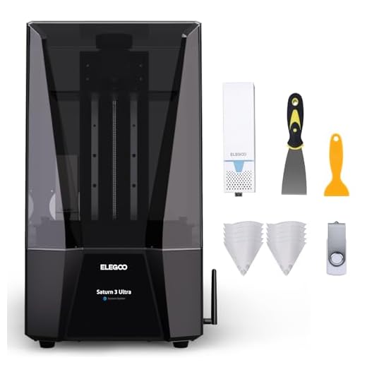 ELEGOO Saturn 3 Ultra 12K Resin 3D Printer MSLA UV Resin Printer with 10 inch Mono LCD, Voxeldance Tango Slicer, Wi-Fi Transfer, 218.88x122.88x260 mm³ Large Printing Size