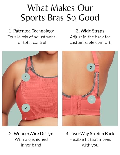 Image of Glamorise Women's Double-Layer Custom-Control Sport Bra