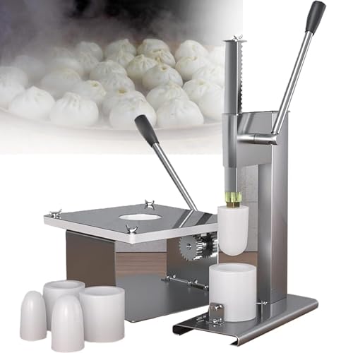 Commercial Semi-Automatic Bun Maker, Manual Bun Making Machine With 3 Pieces Of Mold Steel Chinese Bao Making Mold,