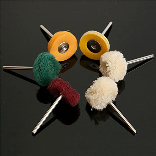 6pcs Polisher Buffer Wheel Polishing Buffing Pad Kit for Rotary Tool