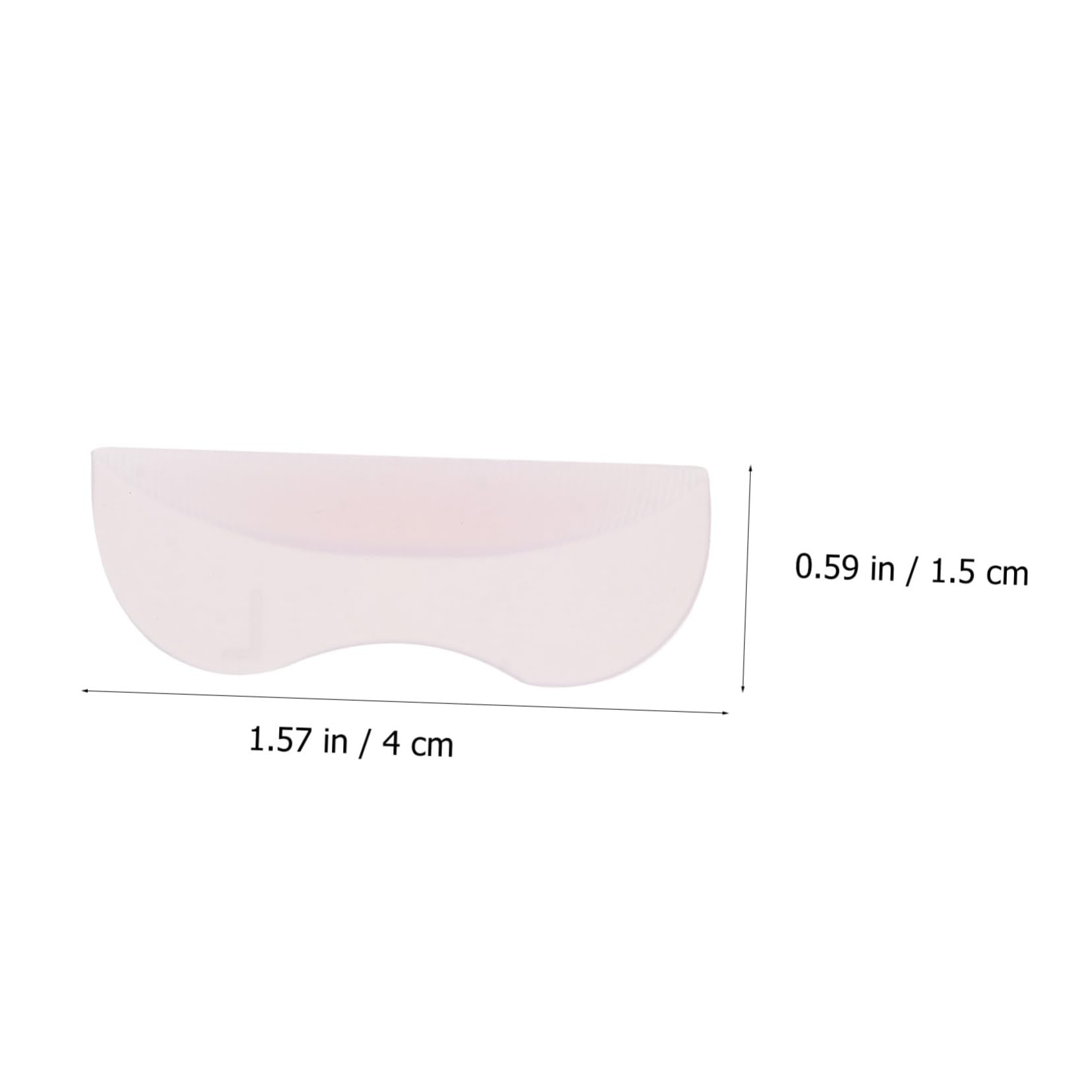 Healeved Eyelash Perming Curler Shields 20pcs Silicone Lash Perm Gaskets Pads for Heat Curler Easy Application Suitable for Women Girls