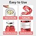 DUBSTAR 3-in-1 Pill Crusher Pill Grinder, Pill Crusher Fine Powder with Brush, Pill Crushers for Elderly with Pill Cutter and Storage, Pill Cutter Splitter for Small or Large Pills (Red)