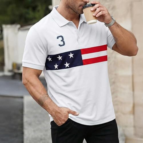 Image of Men's Polyster Stretchable Polo T-Shirts Half Sleeves Regular Fit T-Shirt for Everyday Wear