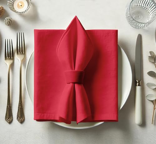 Servilletas de sarga de algodón de lujo para banquetes de gala 2