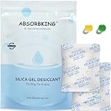 Absorbking Pet Food Desiccant Bag for Most Smart Feeders, 24 Packs Replaced Desiccant Bags with Color Indicating for Automatic Cat Dog Feeder, Desiccant Bag Replacement