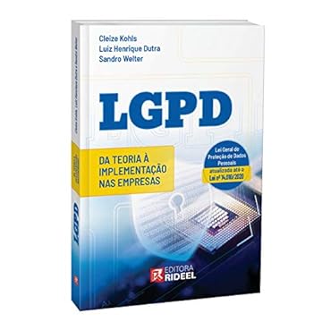 Capa do livro Lgpd - Da Teoria A Implementacao Nas Empresas