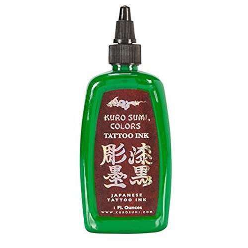 GREEN APPLE BLOSSOM Kuro Sumi Colors 1/2oz Tattoo Ink