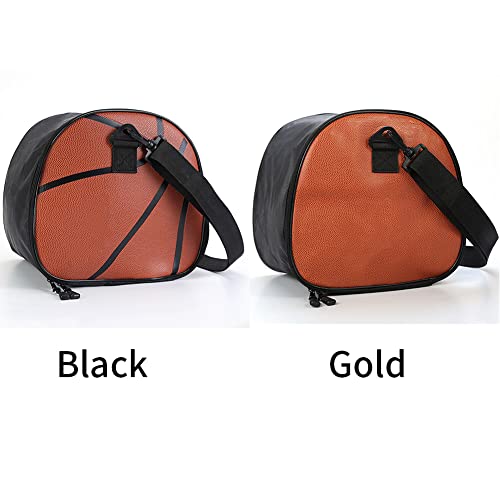 XHXseller Basketballtasche, Sporttasche, alle Sporttaschen, Fitnessstudio, Soccer Fußball, Basketball, Fußball, Volleyball, abnehmbarer Gurt aus PU-Leder, Fitness für junge Kinder - Image 6