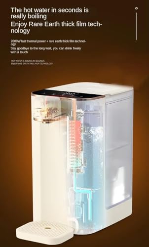 3L Instant Hot Water Dispenser, 1600W Szybkie ogrzewanie w 3 semestrach z 5 ustawieniami tempa, blokada dziecka i nocna światło do użytku w domu