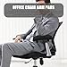 Ipetboom Supple Office Chair Armrest Pads with Non-Slip Bottom Comfortable Elbow Cushion for Desk and Gaming Chairs Classic Black Soft Arm Rest Enhancers for Home and Office Use