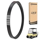 10L0L Golf Cart Clutch Drive Belt for Club Car DS & Precedent Carryall 1988-1991 Gas Models,OEM 1017188, 1014081