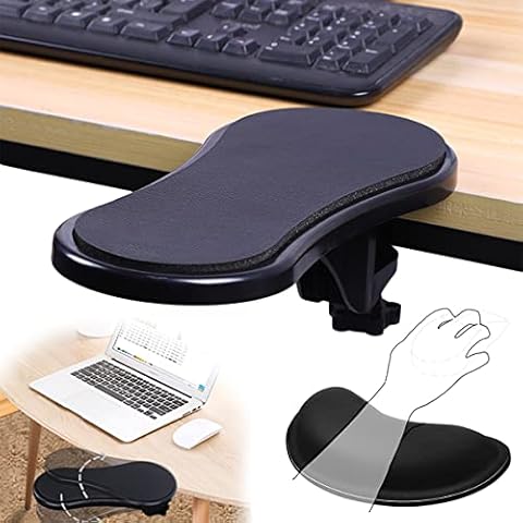 Armrest Support,Keyboard Wrist Rest Pad,with Mouse Wrist Cushion Support for Office Adjustable Wrist Rest Extender,Wrist Support Pads for Keyboard and Mouse Ergonomic Design Arm Rest Pad Cover