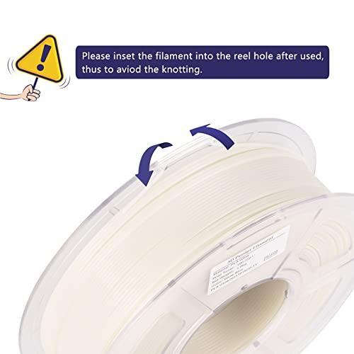 Image of iSANMATE 3D Printer Filament, PLA Filament Glow in The Dark Blue, 1.75mm 3D Printing Filament, Dimensional Accuracy + /- 0.03 mm, 1 kg Spool