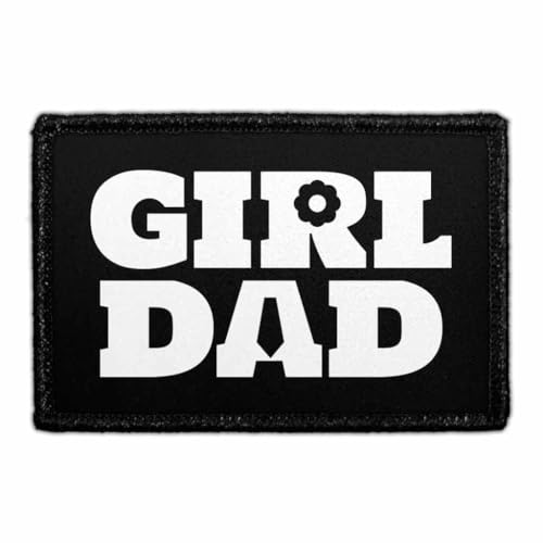 Image of Girl Dad | Hook and Loop Attach for Hats, Jeans, Vest, Coat | 2x3 in | by Pull Patch