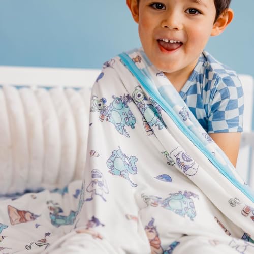 Image of Copper Pearl Jumbo 3-Layer Baby Blanket: Soft Baby Quilts for Boys and Girls | Breathable, Cozy, Toddler Blanket | Baby Quilt for Newborns | 60x72 Premium Material | Monsters Inc Medley