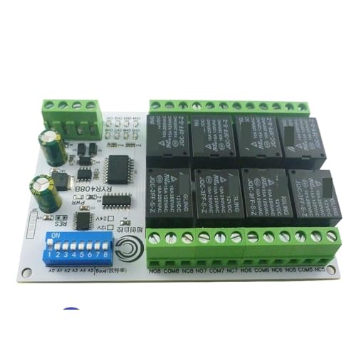 Module Remote IO RS485 Modbus RTU Évite le Câblage Complexe 8 Relais 24V - 2