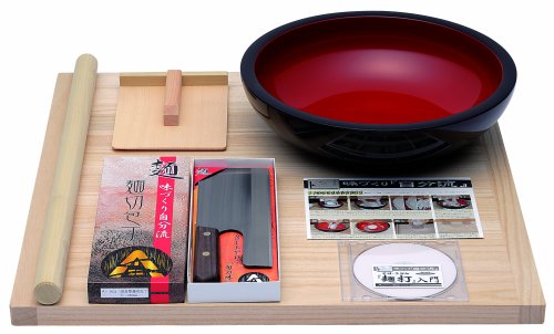 Hounen Kihan noodle making set with instructional DVD for Soba and Udon