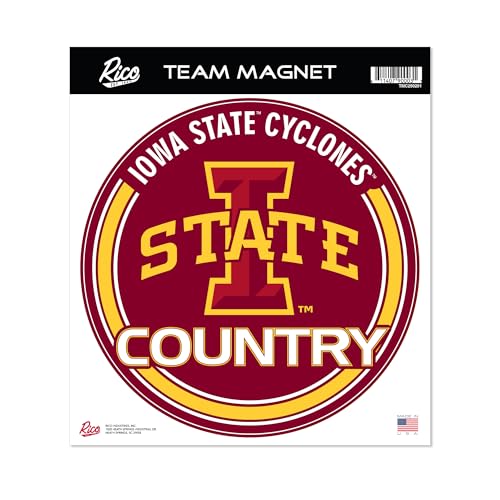 Rico Industries NCAA Iowa State Cyclones Standard 8" Round Magnet
