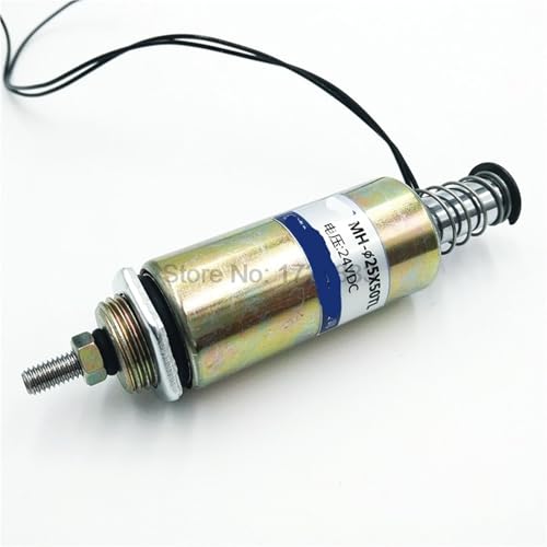 Électroaimant tubulaire 24V push-pull course 15mm solénoïde 300g TL 25x50