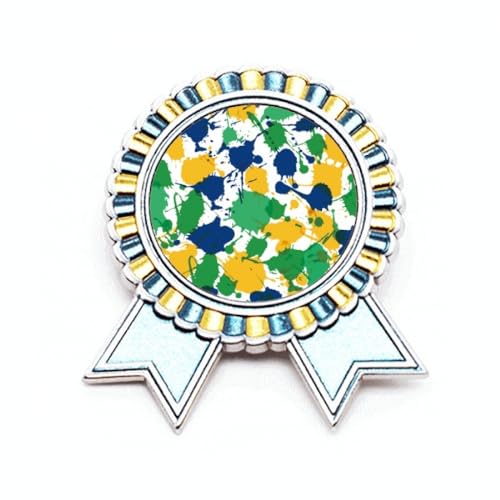 Broche culturelle du Brésil en métal taille M pour accessoiriser vos vêtements et vestes