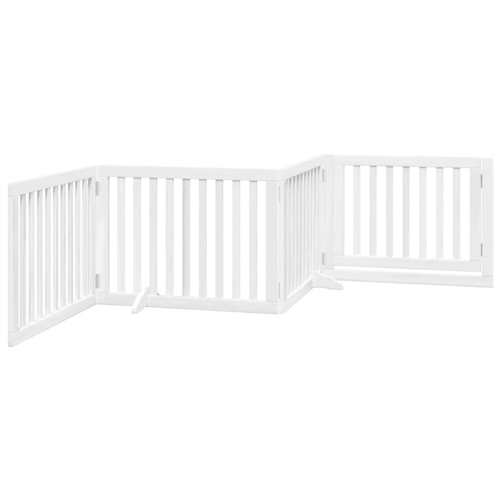 Red para perros de álamo con puerta, puerta para perros plegable para escaleras, jaula para perros plegable, color blanco, 320 cm, puerta plegable para perros 320 cm, color blanco