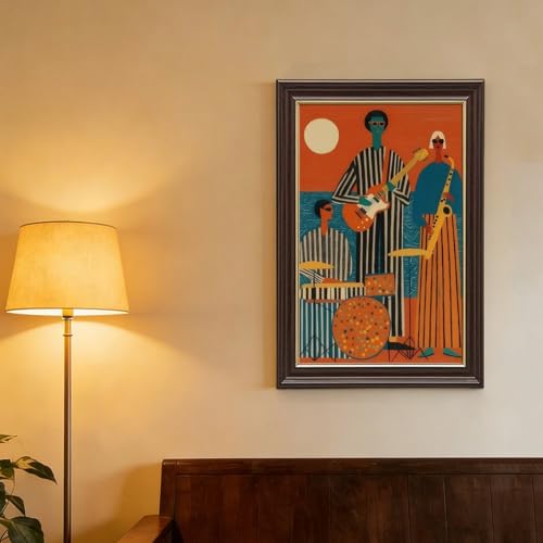 Poster musique médiévale africaine idée cadeau originale toile