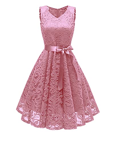 Kids Lace Dresses Long Prom Party Homecoming Bridesmaid Wedding Gowns for Big Girls Size 14-16