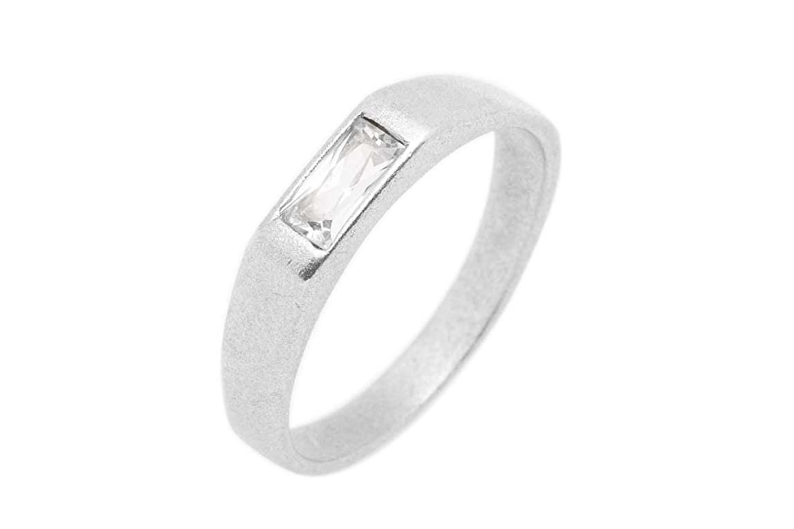 Silberring mit Zirkonia in 925 Silber